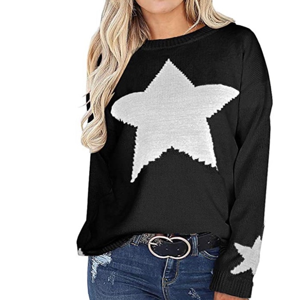 Warm Cozy Star Sweater